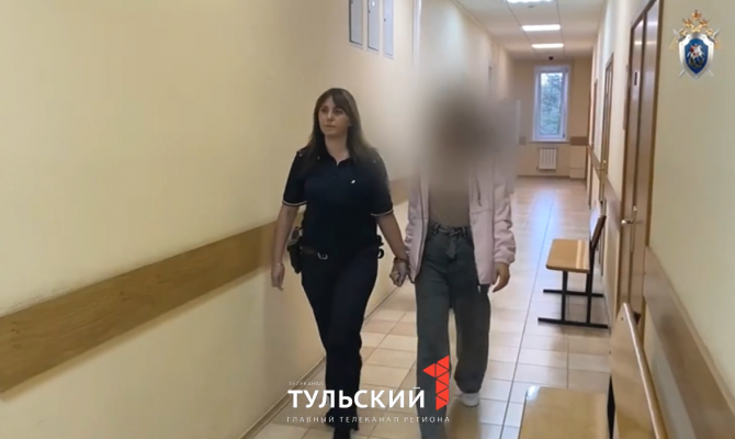 Появилось видео ареста заместителя начальника УВМ УМВД России по Тульской области