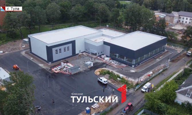 В Туле досрочно откроют физкультурно-оздоровительный комплекс с 2 бассейнами и игровым залом