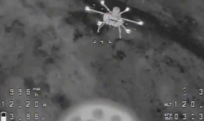 Тульские десантники на лету уничтожили коптер «Баба Яга» ВСУ