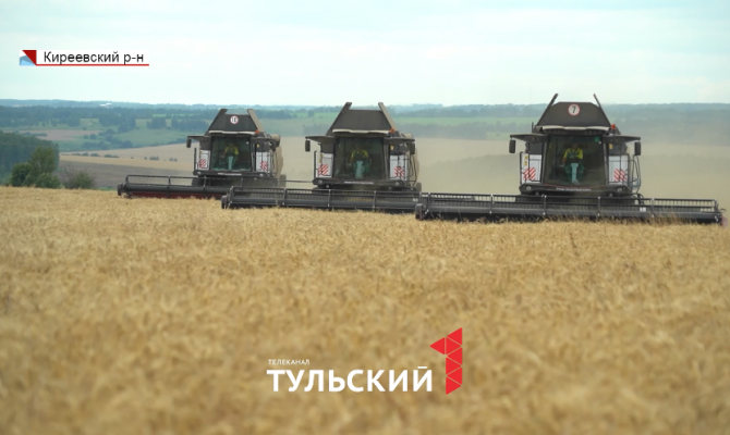 Большие планы: тульские аграрии планируют выйти на 3 млн тонн зерна