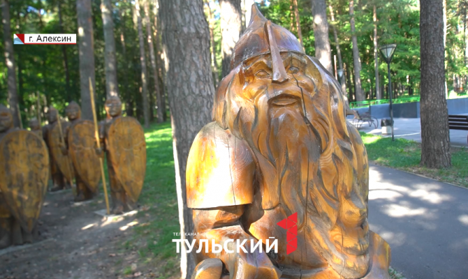 Жительница Алексина восстановила сказочный парк «Жалка» на месте пустыря