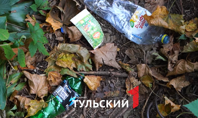 На закрытом кладбище в Тульской области выросли горы мусора