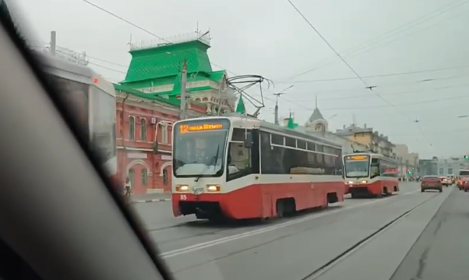 ДТП в центре Тулы парализовало движение трамваев