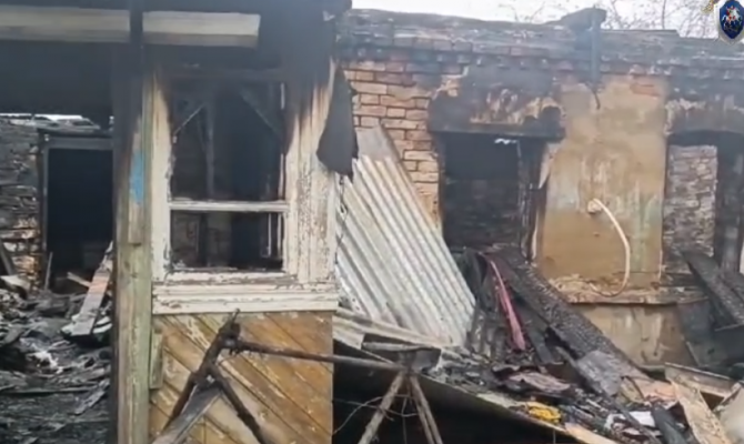 По факту гибели детей при пожаре в Киреевском районе возбуждено уголовное дело