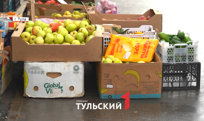 В Туле развалы с продуктами атаковали голуби