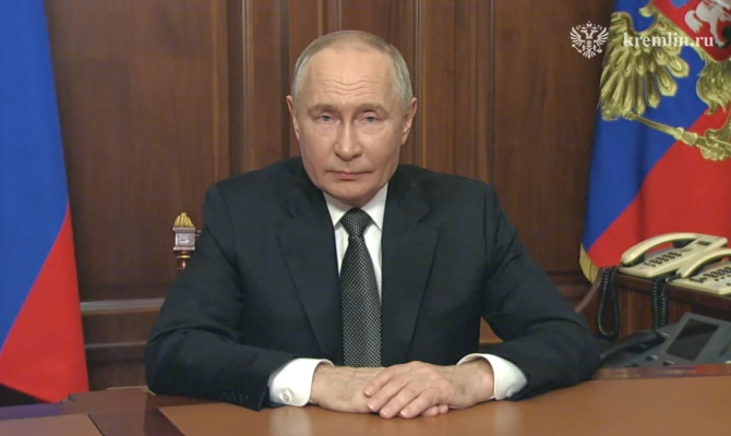 Владимир Путин выступил с экстренным обращением после ударов по России