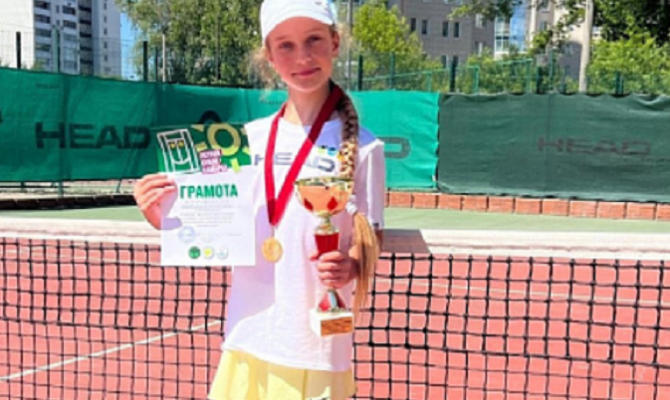 Юная тулячка возглавила рейтинг Российского теннисного союза