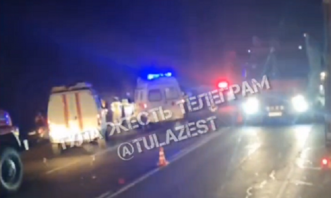 В Щекинском районе произошло лобовое смертельное ДТП