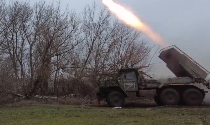 Минобороны показало работу тульских «Градов» в зоне СВО