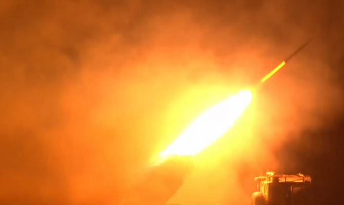 Минобороны показало работу тульских «Градов» в зоне СВО