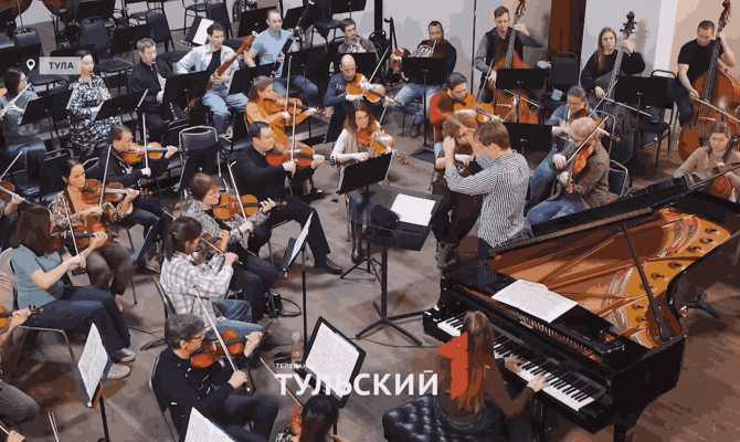 Тульская сцена стала местом репетиций для Музыкальной сборной России