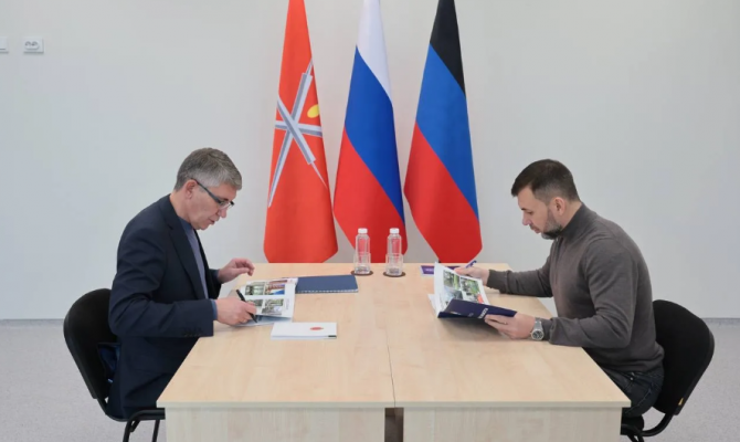 Тула восстанавливает патриотические символы Мариуполя к 80-летию Победы