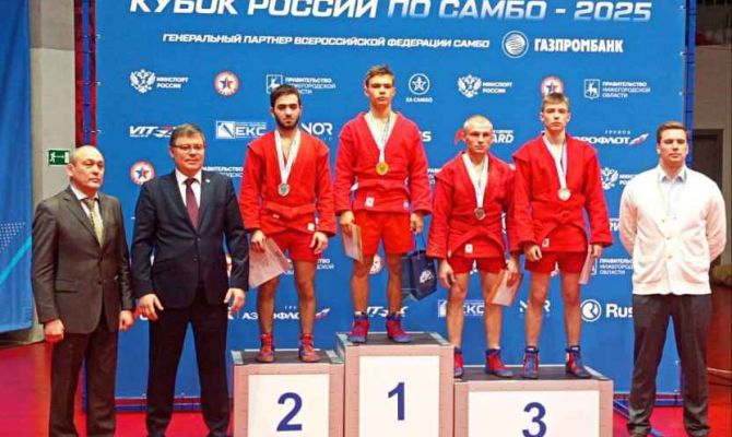 Тульский самбист завоевал серебро на Кубке России