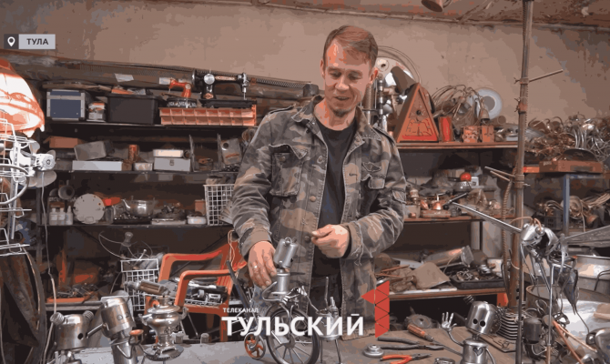 Мастер из Тулы оживляет металл в мире стимпанк-историй
