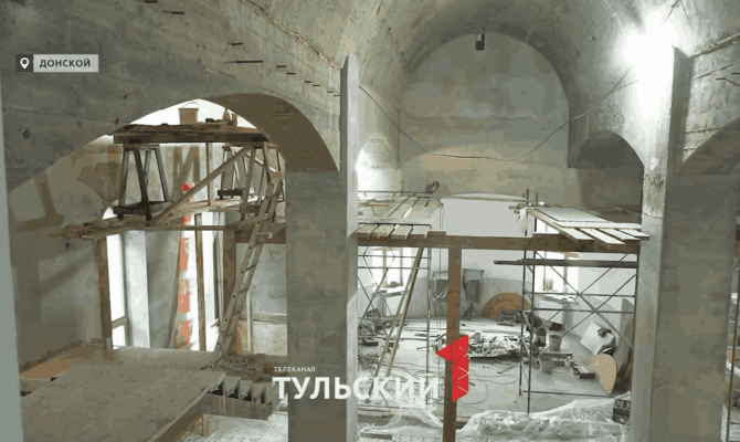 В Узловой строят самый большой храм за всю историю города