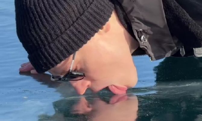 "18+": SHAMAN облизал озеро Байкал