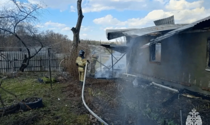 В Тульской области за сутки потушили пять пожаров