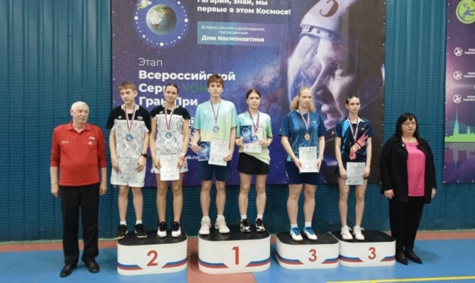 Бадминтонисты из Тулы стали лучшими на всероссийских соревнованиях в Санкт-Петербурге