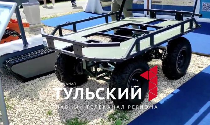В Тульскую область привезли новую беспилотную платформу «Депеша» от «Ростеха»