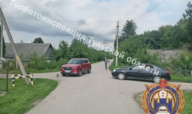 В Ефремовском районе Chevrolet спровоцировал ДТП  с Hyundai