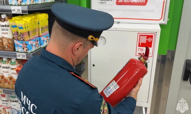 В крупном торговом центре Тулы проверили пожарную безопасность
