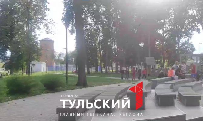 В Белеве завершили благоустройство парка «Императорский маршрут»