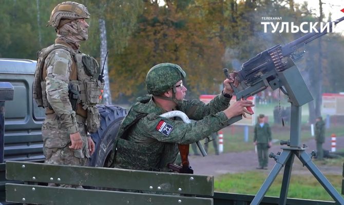 Отряд «БАРС» показал свои учения на полигоне под Тулой 