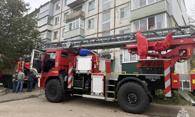 В Ефремовском районе при пожаре спасли 13 человек