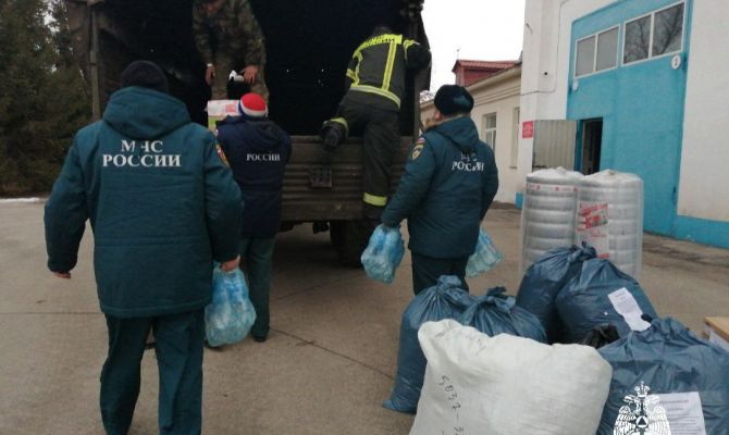 Тульские спасатели отправили в зону СВО гуманитарный груз
