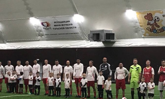 Юные туляки вышли на одно поле со звёздами российского футбола