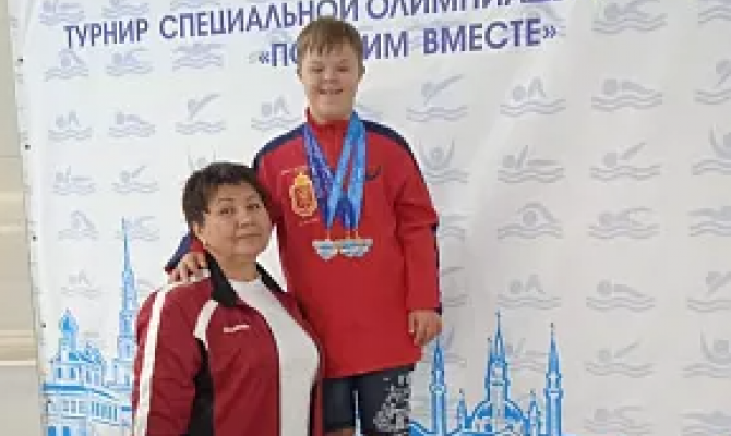 Туляк завоевал 5 медалей на специальной Олимпиаде по плаванию «Победим вместе»