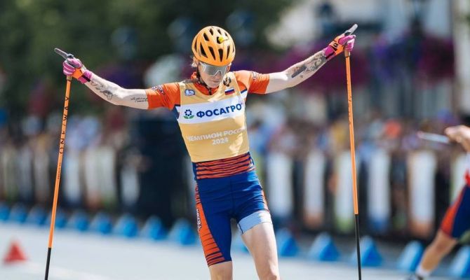 Тулячка завоевала золото на Чемпионате России по лыжероллерам