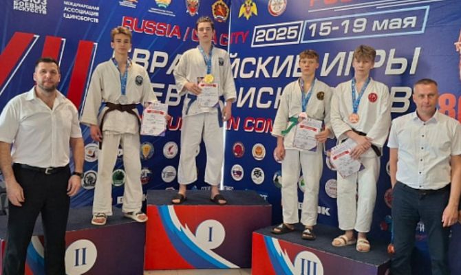 Тульские спортсмены привезли серебро с Евразийских игр по айкидо