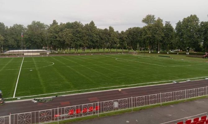 Капитальный ремонт стадионов в Туле и Кимовске близится к завершению