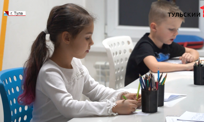 Тульские дети обучаются ментальной арифметике и скорочтению в образовательном центре