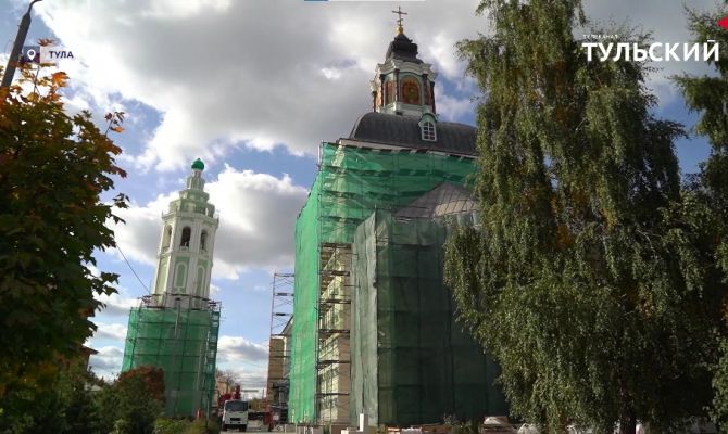 В Туле реставрируют Николо-Зарецкую церковь в стиле петербургского барокко