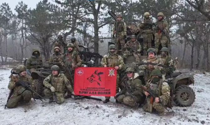 Бойцы бригады «Волки» поздравили туляков с наступающим Новым годом