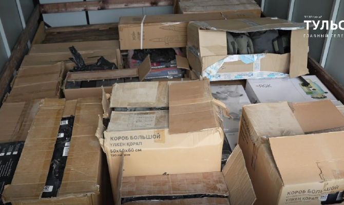 Тульским военнослужащим передали гуманитарную помощь в зону СВО