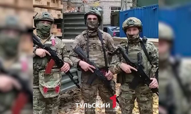 Тульским бойцам отправили гуманитарный груз в зону СВО