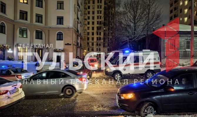 На улице Свободы в Туле обнаружили неразорвавшуюся часть украинского беспилотника