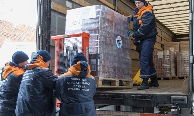 Жители Сирии получили гуманитарную помощь из Тульской области