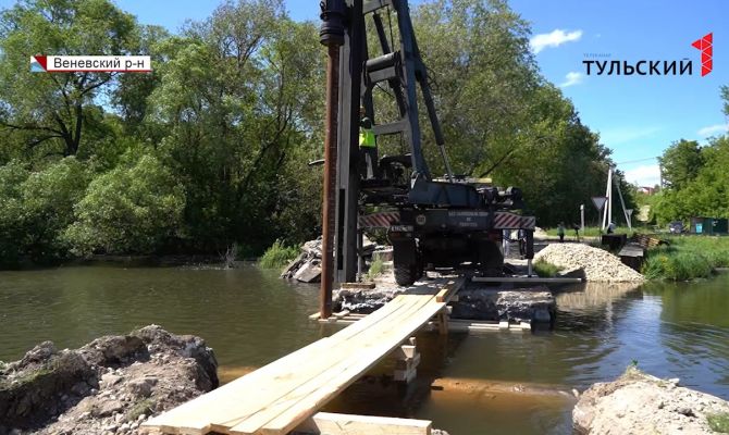 Военные за сезон построят в Тульской области 7 мостов