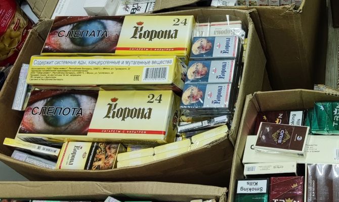 В Туле изъяли почти 7 тысяч пачек контрафактных сигарет