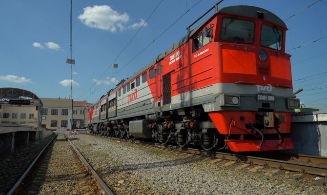 В Тульской области появился локомотив, который носит имя узловского машиниста