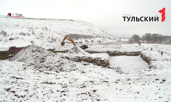 В Туле строят новый мусорный полигон