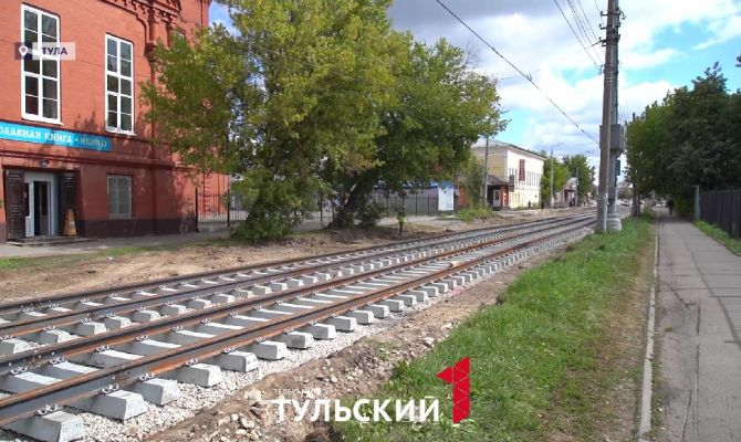 В Туле до конца года заменят больше половины всех трамвайных путей