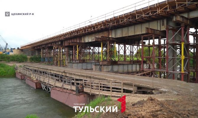 Почти 850 млн рублей заложили на два моста в Тульской области