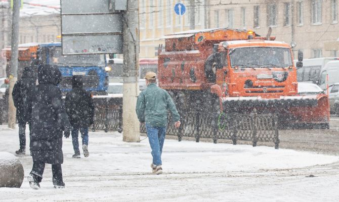 Утром 14 февраля Тула «встала» в 9-балльных пробках