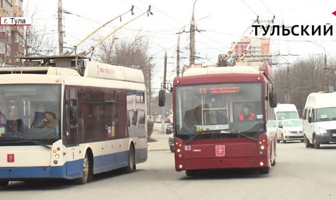 Тульские троллейбусы отмечают сегодня день рождения