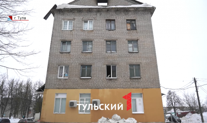 Сгоревшее общежитие в Ясногорске начнут ремонтировать в марте